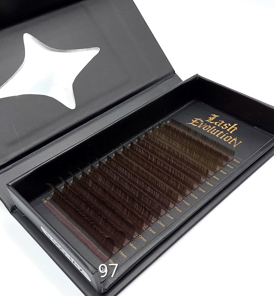 Brown Volume Lash Extensions