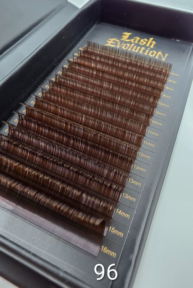 Brown Volume Lash Extensions